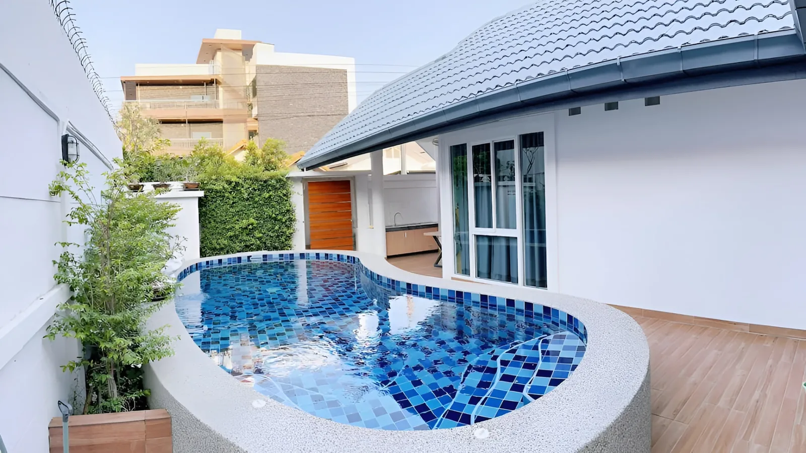 Exterior and pool at After Party Villas, Sukh Sabai, Pattaya